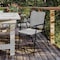 Flash Furniture Gray Folding Sling Patio Chairs with Armrests, 2PK 2-GM-SC098-GY-GG - alternate 1